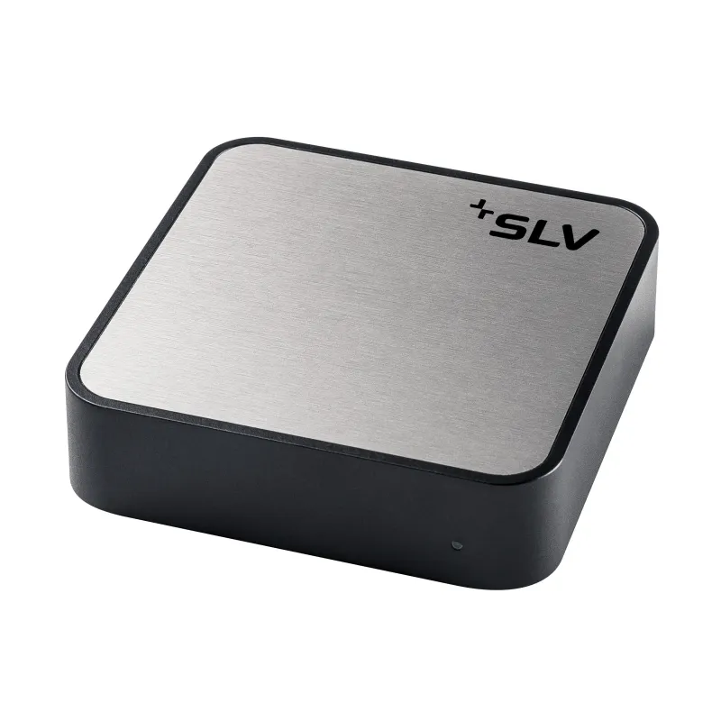 SLV VALETO®, système de gestion d'éclairage, intérieur, passerelle, métal brossé/noir