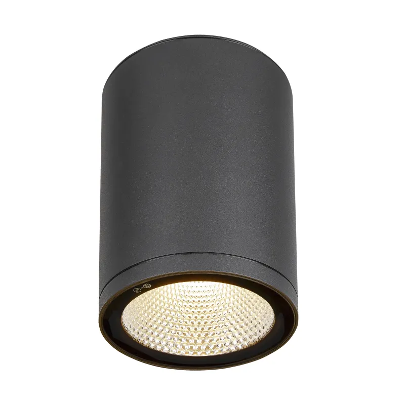 ENOLA ROUND L, plafonnier extérieur, rond, L, anthracite, LED, 35W, 3000K/4000K, IP65