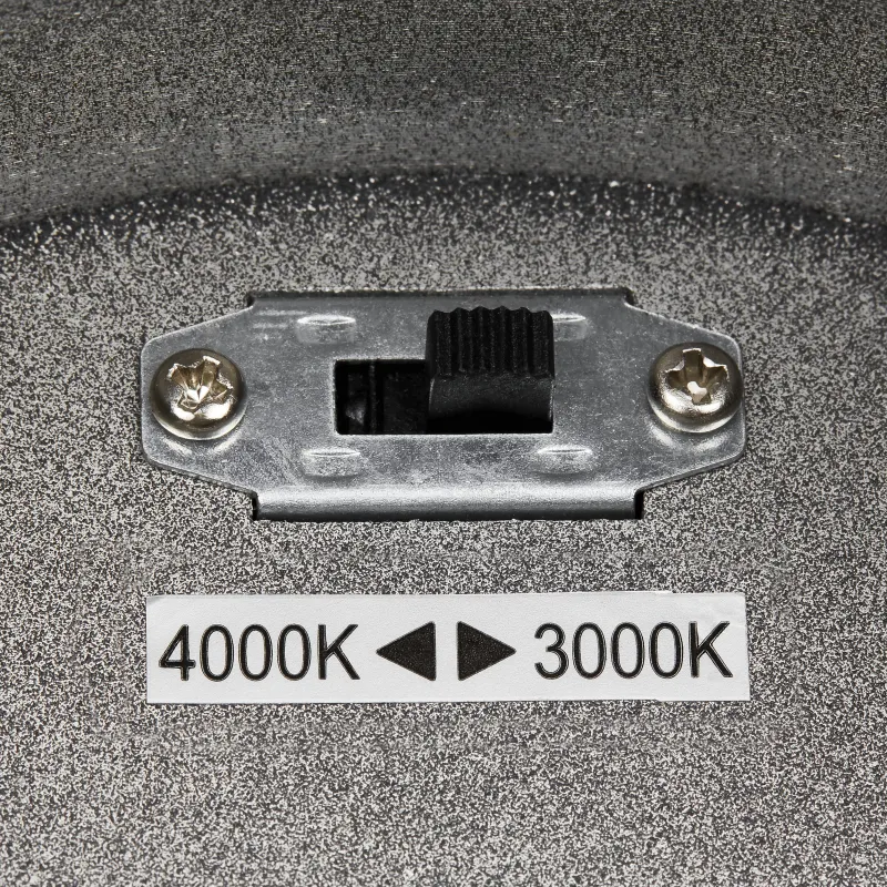 ENOLA ROUND L, plafonnier extérieur, rond, L, anthracite, LED, 35W, 3000K/4000K, IP65