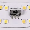 LIPSY® 30, applique et plafonnier intérieur, Drum, blanc, LED, 15W, 3000K/4000K, IP44