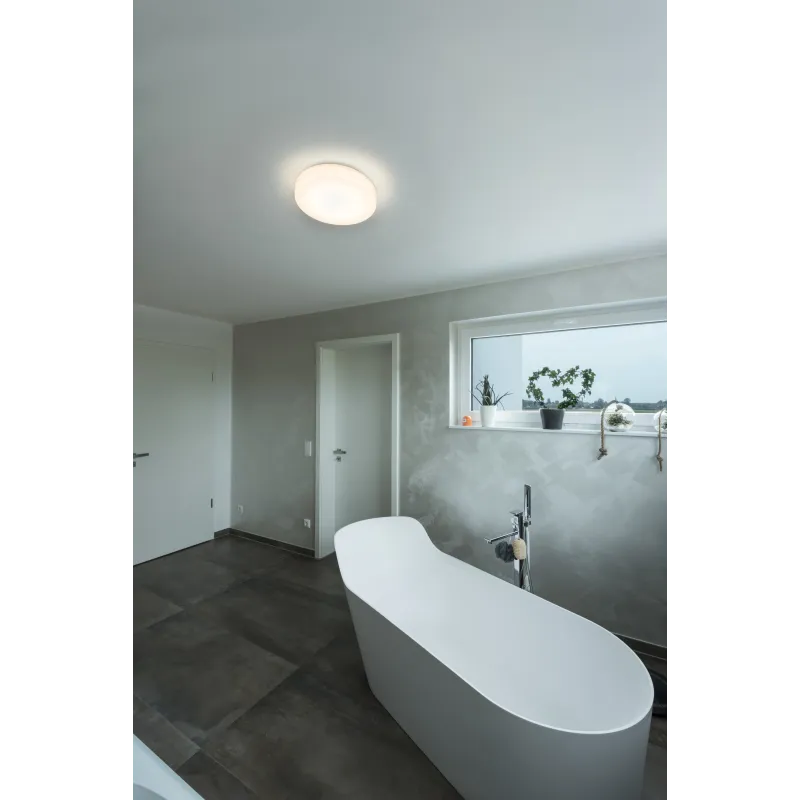 LIPSY® 30, applique et plafonnier intérieur, Drum, blanc, LED, 15W, 3000K/4000K, IP44
