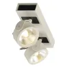 KALU, applique et plafonnier intérieur, double, blanc/noir, LED, 31W, 3000K, variable