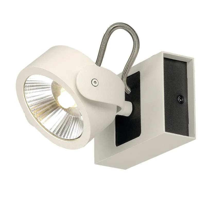 KALU, applique et plafonnier intérieur, simple, blanc/noir, LED, 17W, 3000K, variable