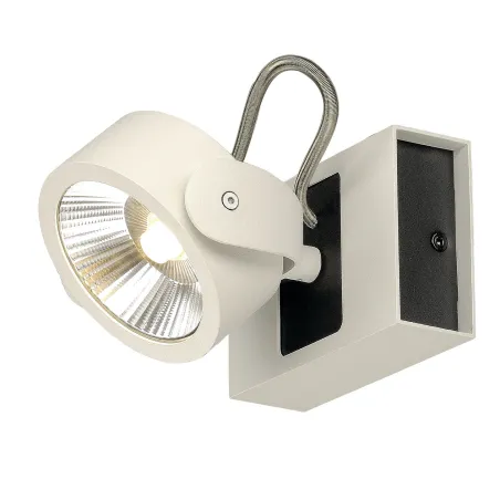 KALU, applique et plafonnier intérieur, simple, blanc/noir, LED, 17W, 3000K, variable