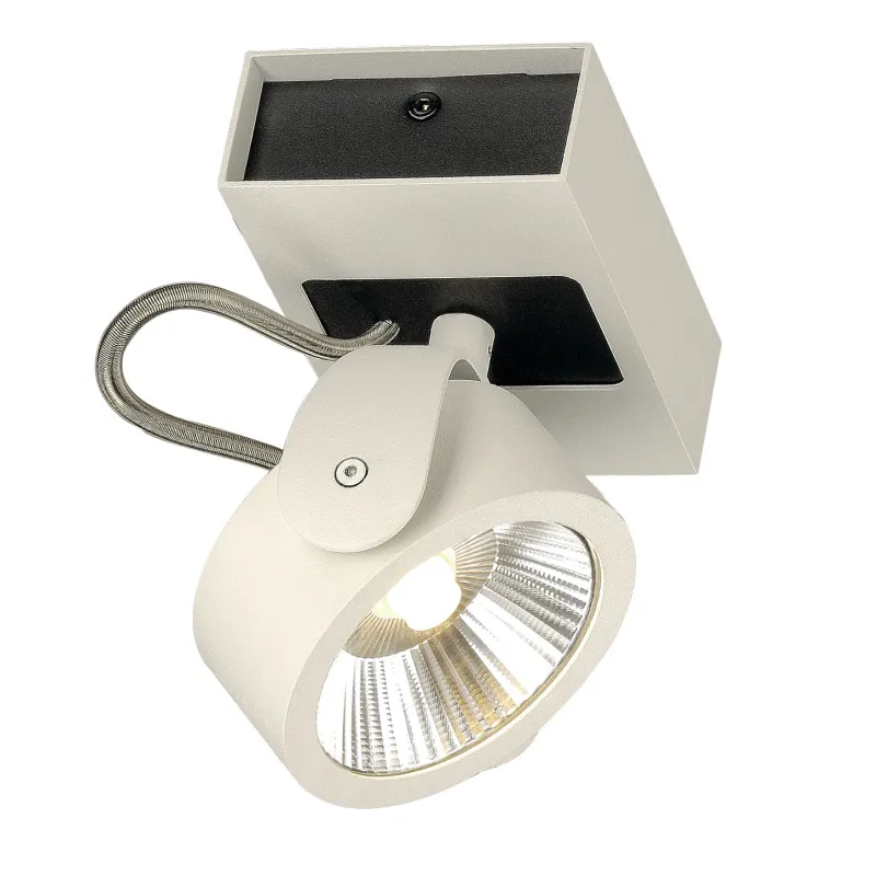 KALU, applique et plafonnier intérieur, simple, blanc/noir, LED, 17W, 3000K, variable