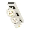 KALU, applique et plafonnier intérieur, triple, blanc/noir, LED, 47W, 3000K, variable