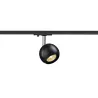 LIGHT EYE® 90, spot pour rail 1 allumage intérieur, noir/chrome, GU10/QPAR51, 50W max