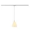 TONGA®, suspension pour rail 1 allumage intérieur, gris/blanc opale, E14/C35, 60W max
