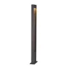FLATT 100, borne extérieure, anthracite/imitation bois, LED, 9,7W, 3000K/4000K, IP65