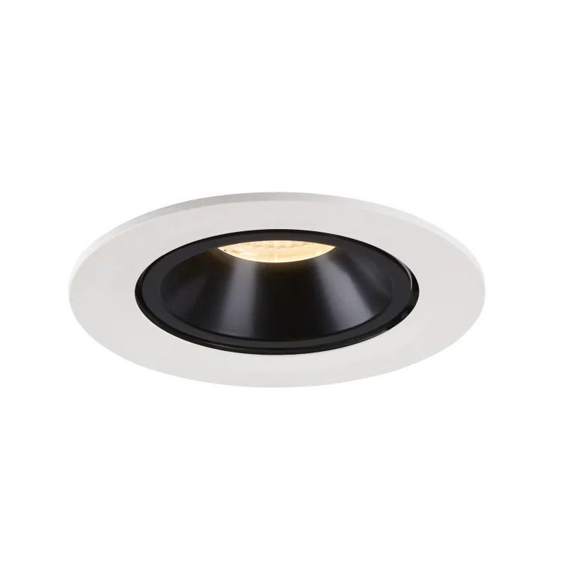 NUMINOS® GIMBLE L, encastré de plafond intérieur, 20 deg , blanc/noir, LED, 25,4W, 3000K