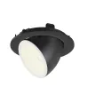 NUMINOS® GIMBLE L, encastré de plafond intérieur, 20 deg , noir/blanc, LED, 25,4W, 4000K