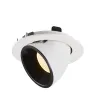 NUMINOS® GIMBLE L, encastré de plafond intérieur, 40 deg , blanc/noir, LED, 25,4W, 3000K