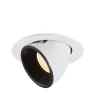 NUMINOS® GIMBLE L, encastré de plafond intérieur, 55 deg , blanc/noir, LED, 25,4W, 2700K
