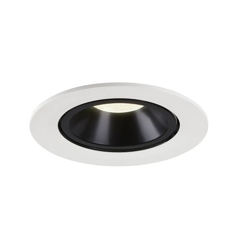 NUMINOS® GIMBLE L, encastré de plafond intérieur, 55 deg , blanc/noir, LED, 25,4W, 4000K