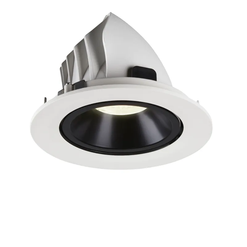 NUMINOS® GIMBLE L, encastré de plafond intérieur, 55 deg , blanc/noir, LED, 25,4W, 4000K