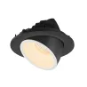 NUMINOS® GIMBLE L, encastré de plafond intérieur, 55 deg , noir/blanc, LED, 25,4W, 3000K