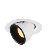 NUMINOS® GIMBLE M, encastré de plafond intérieur, 20 deg , blanc/noir, LED, 17,5W, 3000K
