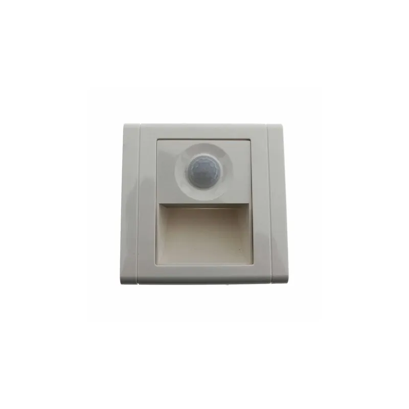 Spot de balisage à 1.5w LED d'escalier mur encastrable blanc
