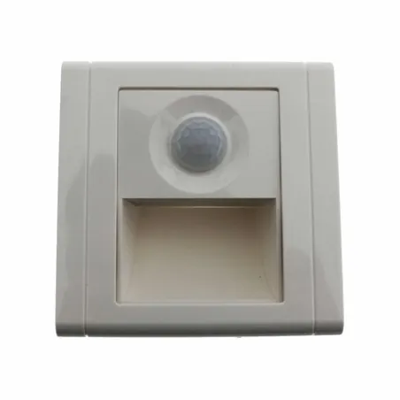 Spot de balisage à 1.5w LED d'escalier mur encastrable blanc