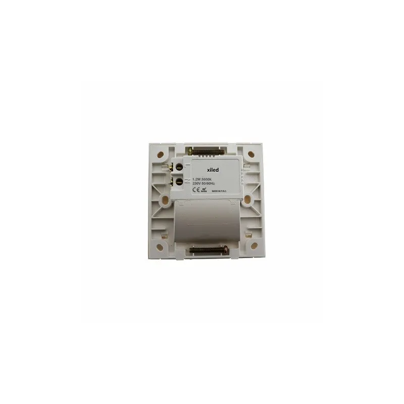 Spot de balisage à 1.5w LED d'escalier mur encastrable blanc
