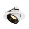 NUMINOS® GIMBLE M, encastré de plafond intérieur, 55 deg , blanc/noir, LED, 17,5W, 3000K