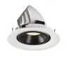 NUMINOS® GIMBLE M, encastré de plafond intérieur, 55 deg , blanc/noir, LED, 17,5W, 4000K