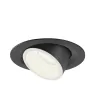 NUMINOS® GIMBLE M, encastré de plafond intérieur, 55 deg , noir/blanc, LED, 17,5W, 4000K