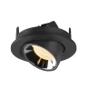 NUMINOS® GIMBLE S, encastré de plafond intérieur, 40 deg , noir/chrome, LED, 8,6W, 3000K