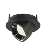 NUMINOS® GIMBLE S, encastré de plafond intérieur, 40 deg , noir/chrome, LED, 8,6W, 4000K