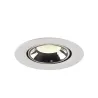 NUMINOS® GIMBLE XS, encastré de plafond intérieur, 40 deg , blanc/chrome, LED, 7W, 4000K
