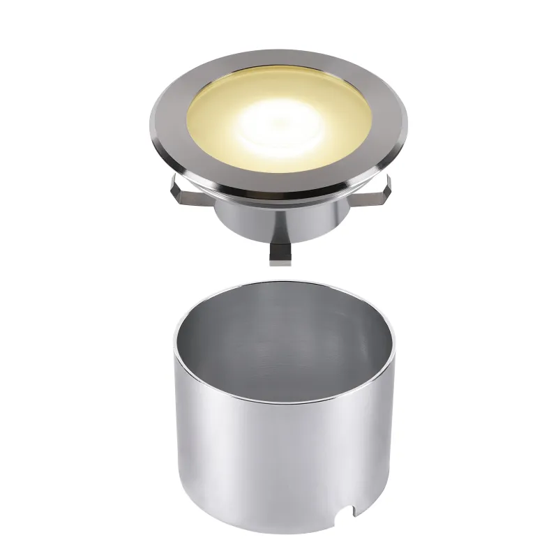 DASAR FLAT 120, encastré de sol extérieur, inox, LED, 7W, 4000K, IP65/IP67, inox 304