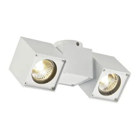 ALTRA DICE, applique et plafonnier intérieur, double, blanc, GU10/QPAR51, 2x 50W max