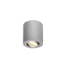 TRILEDO, plafonnier intérieur, simple, rond, alu brossé, GU10/LED GU10 51mm, 10W max