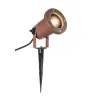 BIG NAUTILUS, projecteur extérieur, rond, rouille, GU10/LED GU10 51mm, 11W max, IP65