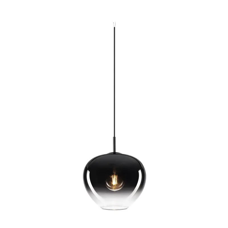 PANTILO CONVEX 29, suspension intérieure, chrome, E27, 40W max, câble nu sans patère