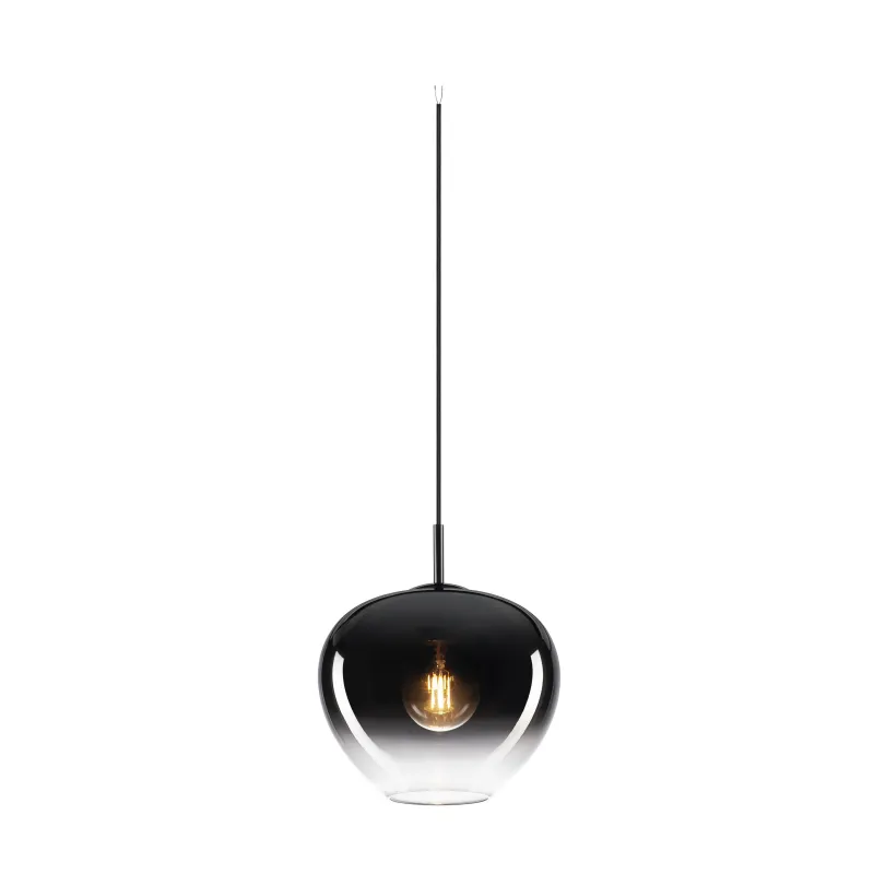 PANTILO CONVEX 29, suspension intérieure, chrome, E27, 40W max, câble nu sans patère