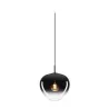 PANTILO CONVEX 29, suspension intérieure, chrome, E27, 40W max, câble nu sans patère