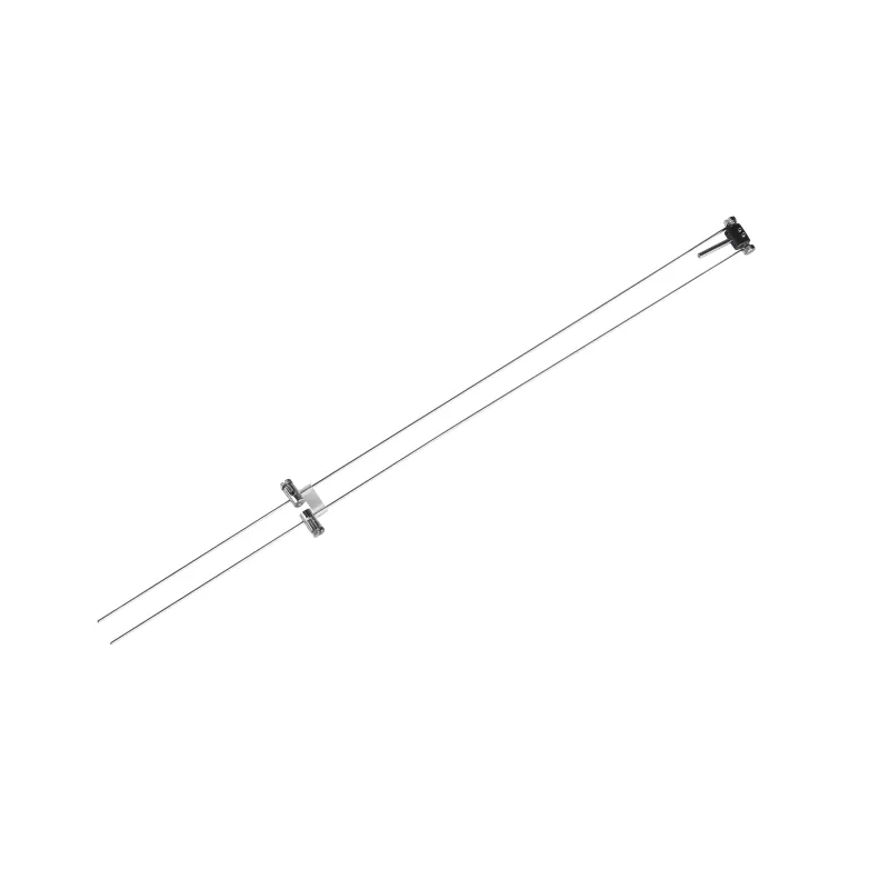 ASMARA, spot pour câble tendu T.B.T. TENSEO intérieur, chrome, GX5.3/QR-C51, 35W max