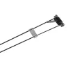 ASMARA, spot pour câble tendu T.B.T. TENSEO intérieur, chrome, GX5.3/QR-C51, 35W max