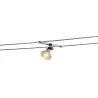 COSMIC, spot pour câble tendu T.B.T. TENSEO intérieur, chrome, GX5.3/QR-C51, 35W max