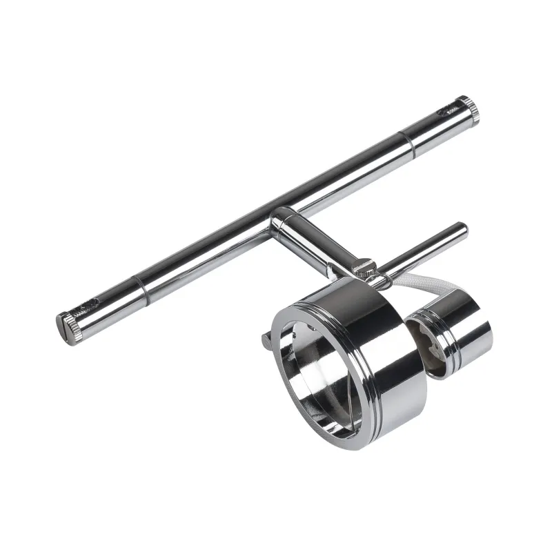 SALUNA, spot pour câble tendu T.B.T. TENSEO intérieur, chrome, GX5.3/QR-C51, 35W max