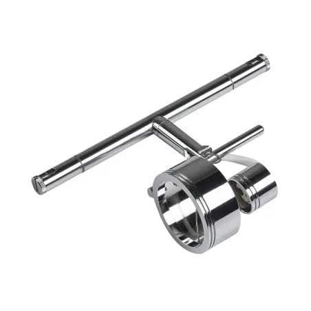 SALUNA, spot pour câble tendu T.B.T. TENSEO intérieur, chrome, GX5.3/QR-C51, 35W max