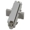 Connecteur longitudinal électrique, pour rail 1 allumage en saillie, intérieur, gris