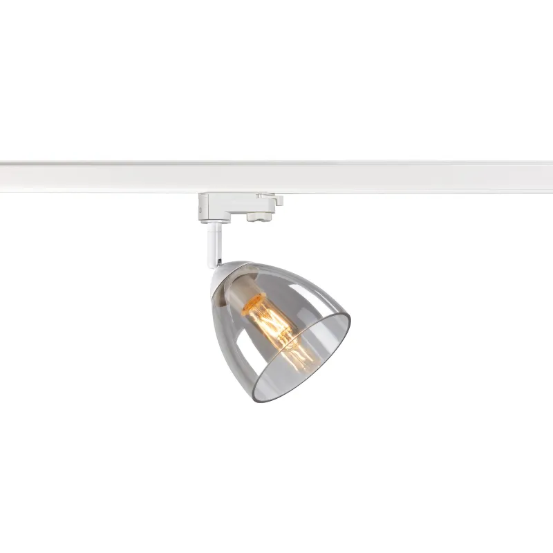 PARA CONE GL, spot pour rail 3 allumages intérieur, blanc/transparent, GU10, 25W max