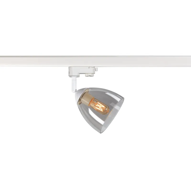 PARA CONE GL, spot pour rail 3 allumages intérieur, blanc/transparent, GU10, 25W max