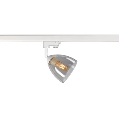PARA CONE GL, spot pour rail 3 allumages intérieur, blanc/transparent, GU10, 25W max
