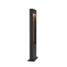 FLATT 65, borne extérieure, anthracite/imitation bois, LED, 9,7W, 3000K/4000K, IP65