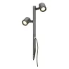 MYRA SPOT, borne à composer extérieure, double, anthracite, GU10, 2x 4,5W max, IP44