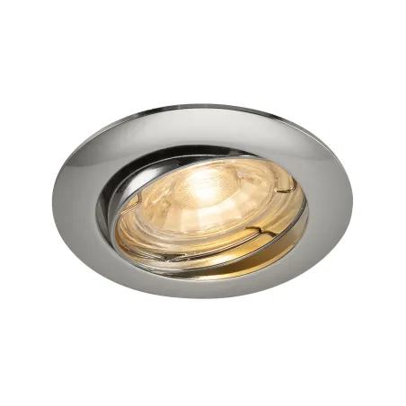 PIKA, encastré de plafond intérieur, rond, orientable, chrome, GU10/QPAR51, 50W max