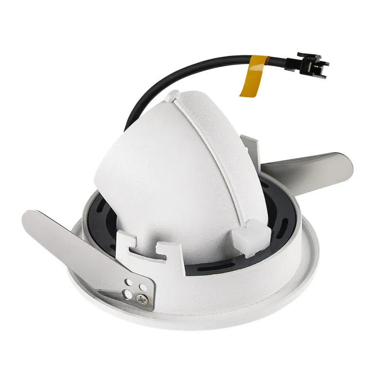 NUMINOS® GIMBLE S, encastré de plafond intérieur, 20 deg , blanc/noir, LED, 8,6W, 2700K